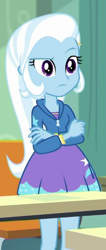 Size: 258x606 | Tagged: safe, screencap, character:trixie, episode:a little birdie told me, g4, my little pony:equestria girls, cropped, crossed arms, female, solo