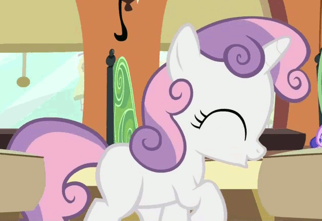 Size: 628x432 | Tagged: safe, screencap, character:sweetie belle, episode:just for sidekicks, g4, my little pony: friendship is magic, animated, trotting, trotting in place