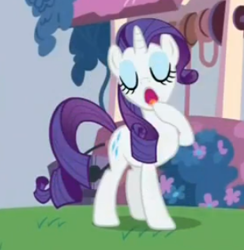Size: 309x316 | Tagged: safe, screencap, character:rarity, episode:just for sidekicks, g4, my little pony: friendship is magic, solo, yawn