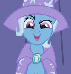 Size: 728x766 | Tagged: safe, screencap, character:trixie, species:pony, species:unicorn, episode:boast busters, g4, my little pony: friendship is magic, cropped, raised eyebrow, solo