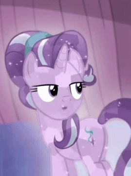Size: 269x359 | Tagged: safe, screencap, character:starlight glimmer, species:crystal pony, episode:the crystalling, g4, my little pony: friendship is magic, animated, butt, cropped, crystallized, gif, lidded eyes, loop, perfect loop, plot, solo