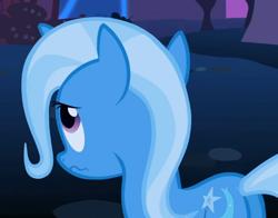 Size: 610x478 | Tagged: safe, screencap, character:trixie, episode:boast busters, g4, my little pony: friendship is magic, cropped, solo, wavy mouth