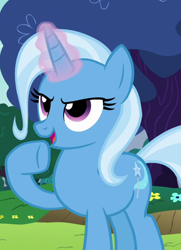 Size: 520x720 | Tagged: safe, screencap, character:trixie, episode:no second prances, g4, my little pony: friendship is magic, cropped, solo