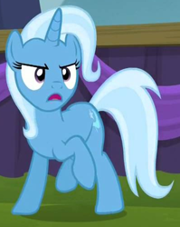 Size: 397x499 | Tagged: safe, screencap, character:trixie, episode:no second prances, g4, my little pony: friendship is magic, cropped, solo