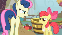 Size: 1280x720 | Tagged: safe, screencap, character:apple bloom, character:applejack, character:berry punch, character:berryshine, character:bon bon, character:cherry berry, character:comet tail, character:dizzy twister, character:fluttershy, character:lyra heartstrings, character:mayor mare, character:orange swirl, character:rainbow dash, character:spring melody, character:sprinkle medley, character:sweetie drops, character:twilight sparkle, character:twilight sparkle (alicorn), species:alicorn, species:earth pony, species:pegasus, species:pony, species:unicorn, episode:call of the cutie, episode:green isn't your color, episode:lesson zero, episode:putting your hoof down, episode:slice of life, episode:the super speedy cider squeezy 6000, g4, my little pony: friendship is magic, adorabon, animated, apple, bon bond, bridge, bugbear, cider, compilation, cute, discovery family logo, female, filly, food, hub logo, i didn't put those in my bag, linked hearts, male, mare, mare of a thousand voices, mine's got rocks in it, sound, stallion, the hub, wagon, want it need it, webm