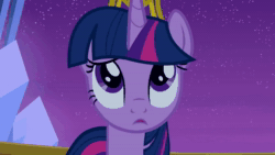 Size: 1280x720 | Tagged: safe, screencap, character:twilight sparkle, character:twilight sparkle (alicorn), species:alicorn, species:pony, episode:twilight's kingdom, g4, my little pony: friendship is magic, animated, crystal empire, good trick, loop, no sound, perfect loop, rotating, rotation, solo, spinning, webm