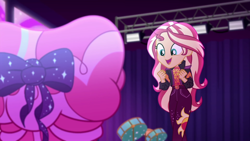 Size: 1920x1080 | Tagged: safe, screencap, character:kiwi lollipop, character:sunset shimmer, equestria girls:sunset's backstage pass, g4, my little pony:equestria girls, kiwi lollipop