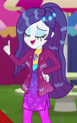 Size: 407x653 | Tagged: safe, screencap, character:rarity, episode:inclement leather, g4, my little pony:equestria girls, cropped, female, hashtag rain hair don't care, inclement leather: vignette valencia, makeup, running makeup, solo, wet hair, wet hairity