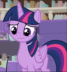 Size: 859x924 | Tagged: safe, screencap, character:twilight sparkle, character:twilight sparkle (alicorn), species:alicorn, species:pony, episode:sweet and smoky, g4, my little pony: friendship is magic, cropped, female, folded wings, mare, solo, wings