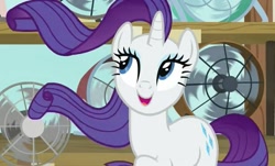 Size: 1175x712 | Tagged: safe, screencap, character:rarity, species:pony, species:unicorn, episode:it isn't the mane thing about you, g4, my little pony: friendship is magic, mr breezy, windswept hair, windswept mane, windswept tail