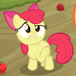 Size: 879x867 | Tagged: safe, screencap, character:apple bloom, episode:going to seed, g4, my little pony: friendship is magic, cropped, solo
