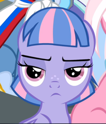Size: 568x665 | Tagged: safe, screencap, character:wind sprint, episode:common ground, g4, my little pony: friendship is magic, cropped, lidded eyes, solo, wind sprint is not amused