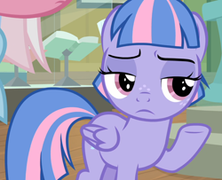 Size: 1154x937 | Tagged: safe, screencap, character:wind sprint, episode:common ground, g4, my little pony: friendship is magic, cropped, lidded eyes, solo, wind sprint is not amused