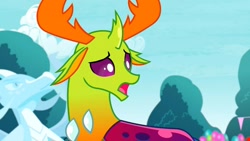 Size: 1280x720 | Tagged: safe, screencap, character:thorax, species:changeling, species:reformed changeling, episode:triple threat, g4, my little pony: friendship is magic, cute, solo, thorabetes