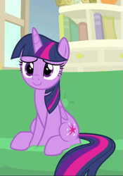 Size: 503x719 | Tagged: safe, screencap, character:twilight sparkle, character:twilight sparkle (alicorn), species:alicorn, species:pony, episode:starlight the hypnotist, cropped, cute, sitting, solo, twiabetes