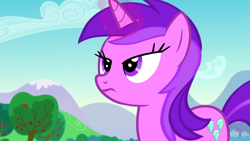 Size: 1920x1080 | Tagged: safe, screencap, character:amethyst star, character:sparkler, species:pony, species:unicorn, episode:the mane attraction, g4, my little pony: friendship is magic, background pony, female, glowing horn, horn, magic, mare, solo