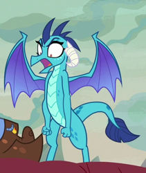 Size: 398x472 | Tagged: safe, screencap, character:princess ember, episode:sweet and smoky, g4, my little pony: friendship is magic, angry, clump, cropped, open mouth, shrunken pupils, solo focus