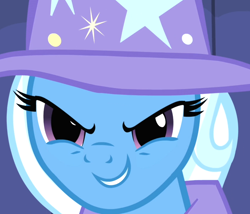 Size: 840x720 | Tagged: safe, screencap, character:trixie, species:pony, species:unicorn, episode:boast busters, g4, my little pony: friendship is magic, female, mare, reaction image, solo