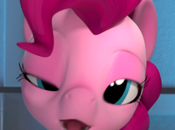 Size: 1454x1080 | Tagged: safe, screencap, character:pinkie pie, species:earth pony, species:pony, cropped, faec, female, hello pinkie pie, mare, solo, youtube link