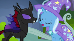 Size: 1280x720 | Tagged: safe, screencap, character:pharynx, character:trixie, episode:to change a changeling, g4, my little pony: friendship is magic