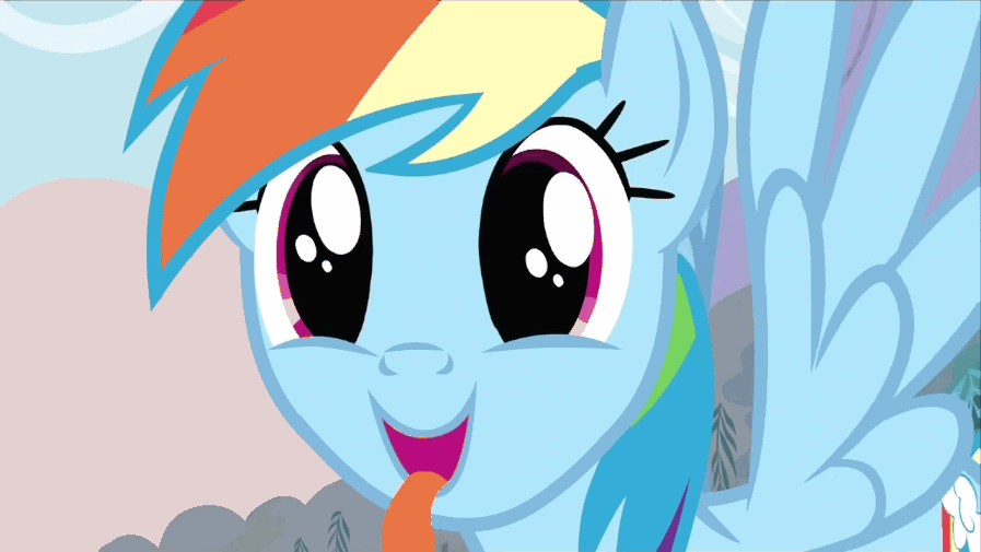 Size: 897x505 | Tagged: safe, screencap, character:rainbow dash, episode:the super speedy cider squeezy 6000, g4, my little pony: friendship is magic, angry, animated, bipolar, crying, emotional spectrum, happy, mood swing, sad, smiling