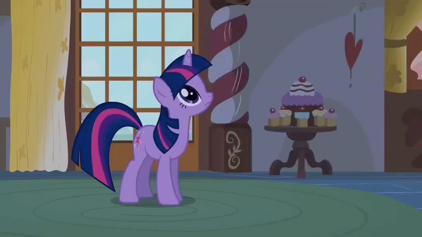 Size: 854x480 | Tagged: safe, screencap, character:pinkie pie, character:twilight sparkle, episode:bridle gossip, g4, my little pony: friendship is magic, animated, bipedal, dancing, evil enchantress, eye, gif, running, running in place, swirly eyes, wide eyes