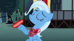Size: 1920x1080 | Tagged: safe, screencap, character:trixie, species:pony, species:unicorn, episode:magic duel, g4, my little pony: friendship is magic, alicorn amulet, file, hooficure, magic