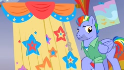 Size: 1280x720 | Tagged: safe, screencap, character:bow hothoof, species:pegasus, species:pony, episode:parental glideance, g4, my little pony: friendship is magic, clothing, male, solo