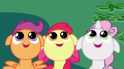 Size: 427x240 | Tagged: safe, screencap, character:apple bloom, character:big mcintosh, character:scootaloo, character:sweetie belle, species:earth pony, species:pegasus, species:pony, species:unicorn, episode:hearts and hooves day, g4, my little pony: friendship is magic, animated, bleh, cutie mark crusaders, female, filly, gagging, male, montage, mouth hold, puffy cheeks, scrunchy face, stallion, supercut, wingboner