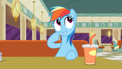 Size: 1920x1080 | Tagged: safe, screencap, character:rainbow dash, species:pegasus, species:pony, episode:the saddle row review, g4, my little pony: friendship is magic, solo focus