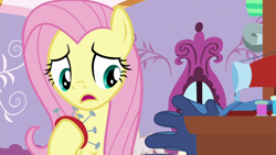 Size: 1920x1080 | Tagged: safe, screencap, character:fluttershy, episode:dragon dropped, g4, my little pony: friendship is magic, pincushion, sewing machine, solo