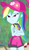 Size: 417x723 | Tagged: safe, screencap, character:pinkie pie, character:rainbow dash, equestria girls:forgotten friendship, g4, my little pony:equestria girls, beach umbrella, belly button, bikini, bikini top, blurred background, board shorts, cap, clothing, cropped, crossed arms, cute, dashabetes, female, forest background, geode of super speed, hat, jewelry, legs, lidded eyes, magical geodes, midriff, necklace, outdoors, rainbow, shorts, sleeveless, solo focus, sun, swimsuit, thighs