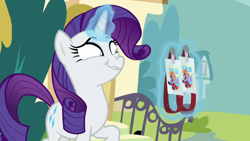 Size: 1920x1080 | Tagged: safe, screencap, character:rarity, episode:dragon dropped, g4, my little pony: friendship is magic, solo