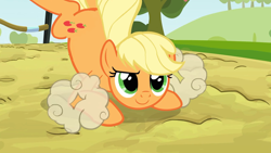 Size: 1920x1080 | Tagged: safe, screencap, character:applejack, species:earth pony, species:pony, episode:the last roundup, g4, my little pony: friendship is magic, solo