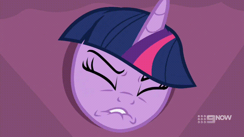 Size: 800x450 | Tagged: safe, screencap, character:twilight sparkle, character:twilight sparkle (alicorn), species:alicorn, species:pony, episode:deep tissue memories, 9now, animated, faec, female, gif, invisible stallion, mare, out of context, solo