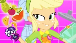 Size: 1280x720 | Tagged: safe, screencap, character:applejack, episode:shake things up!, eqg summertime shorts, g4, my little pony:equestria girls