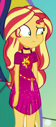 Size: 230x517 | Tagged: safe, screencap, character:sunset shimmer, equestria girls:spring breakdown, g4, my little pony:equestria girls, cropped, female, geode of empathy, magical geodes