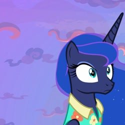 Size: 960x960 | Tagged: safe, screencap, character:princess celestia, character:princess luna, species:alicorn, species:pony, derpibooru, episode:between dark and dawn, g4, my little pony: friendship is magic, cropped, female, forced juxtaposition, juxtaposition, juxtaposition win, mare, meme, meta