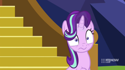 Size: 1280x720 | Tagged: safe, screencap, character:starlight glimmer, episode:memories and more, :s, wavy mouth