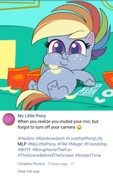 Size: 720x1135 | Tagged: safe, official, part of a set, screencap, character:rainbow dash, species:pony, g4.5, my little pony:pony life, belly, big belly, chips, chubby cheeks, couch, couch potato, crumbs, double chin, facebook, fat, female, food, mare, missing cutie mark, on back, potato chips, rainblob dash, remote, sitting, solo