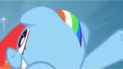 Size: 852x482 | Tagged: safe, screencap, character:rainbow dash, species:pegasus, species:pony, episode:the cutie mark chronicles, g4, my little pony: friendship is magic, faec, female, filly, filly rainbow dash, great moments in animation, rainbow trail, younger