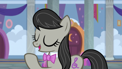 Size: 1920x1080 | Tagged: safe, screencap, character:octavia melody, species:earth pony, species:pony, episode:a horse shoe-in, g4, my little pony: friendship is magic, bow tie, cute, female, mare, solo, tavibetes