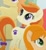 Size: 208x224 | Tagged: safe, screencap, species:earth pony, species:pony, friendship is magic: rainbow roadtrip, g4, my little pony: friendship is magic, background pony, character:puppy love, character:quiet paws, cropped, crowd, female, looking up, mare, paw print, puppy love (character), quiet paws, solo focus