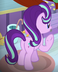 Size: 385x477 | Tagged: safe, screencap, character:starlight glimmer, episode:a horse shoe-in, g4, my little pony: friendship is magic, butt, cropped, plot, solo