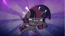 Size: 1228x693 | Tagged: safe, screencap, character:twilight sparkle, character:twilight sparkle (alicorn), species:alicorn, species:pony, g4.5, my little pony:pony life, angry, bipedal, solo