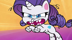 Size: 1920x1080 | Tagged: safe, screencap, character:rarity, species:pony, species:unicorn, episode:bad thing no. 3, g4.5, my little pony:pony life, spoiler:pony life s01e05, solo