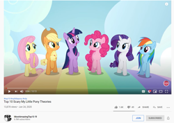 Size: 1357x960 | Tagged: safe, screencap, character:applejack, character:fluttershy, character:pinkie pie, character:rainbow dash, character:rarity, character:twilight sparkle, character:twilight sparkle (alicorn), species:alicorn, species:pony, episode:all bottled up, g4, my little pony: friendship is magic, mane six, mostamazingtop10, top 10, youtube, youtube link