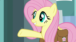 Size: 1920x1080 | Tagged: safe, screencap, character:fluttershy, species:pegasus, species:pony, episode:daring doubt, g4, my little pony: friendship is magic, solo