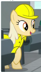Size: 540x941 | Tagged: safe, screencap, species:earth pony, species:pony, episode:the last laugh, g4, my little pony: friendship is magic, background pony, cropped, female, happy, mare, unnamed character, unnamed pony