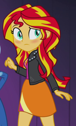 Size: 402x668 | Tagged: safe, screencap, character:sunset shimmer, equestria girls:rainbow rocks, g4, my little pony:equestria girls, cropped, solo focus